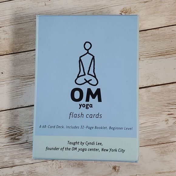 OM Yoga Flashcards beginners level Cyndi Lee 68 Card Deck Like New!‎ - Picture 1 of 4